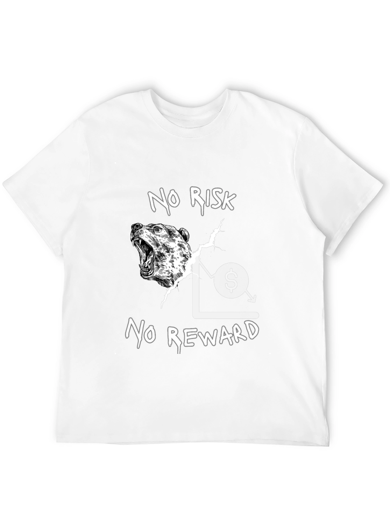 No Risk No Reward Bear Market T-Shirt