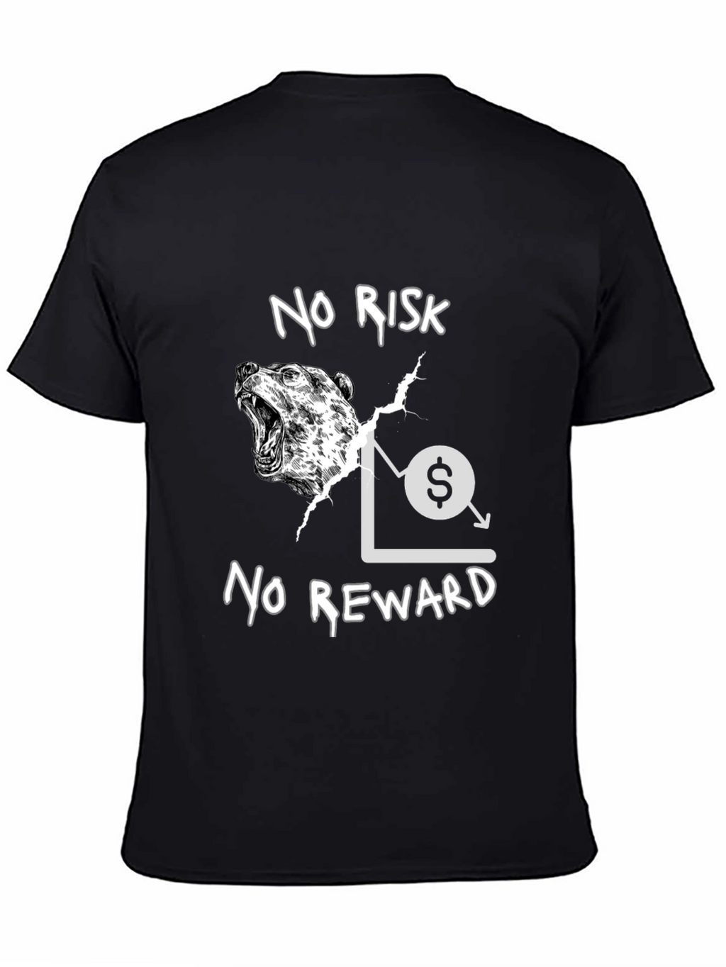 No Risk No Reward Bear Market T-Shirt