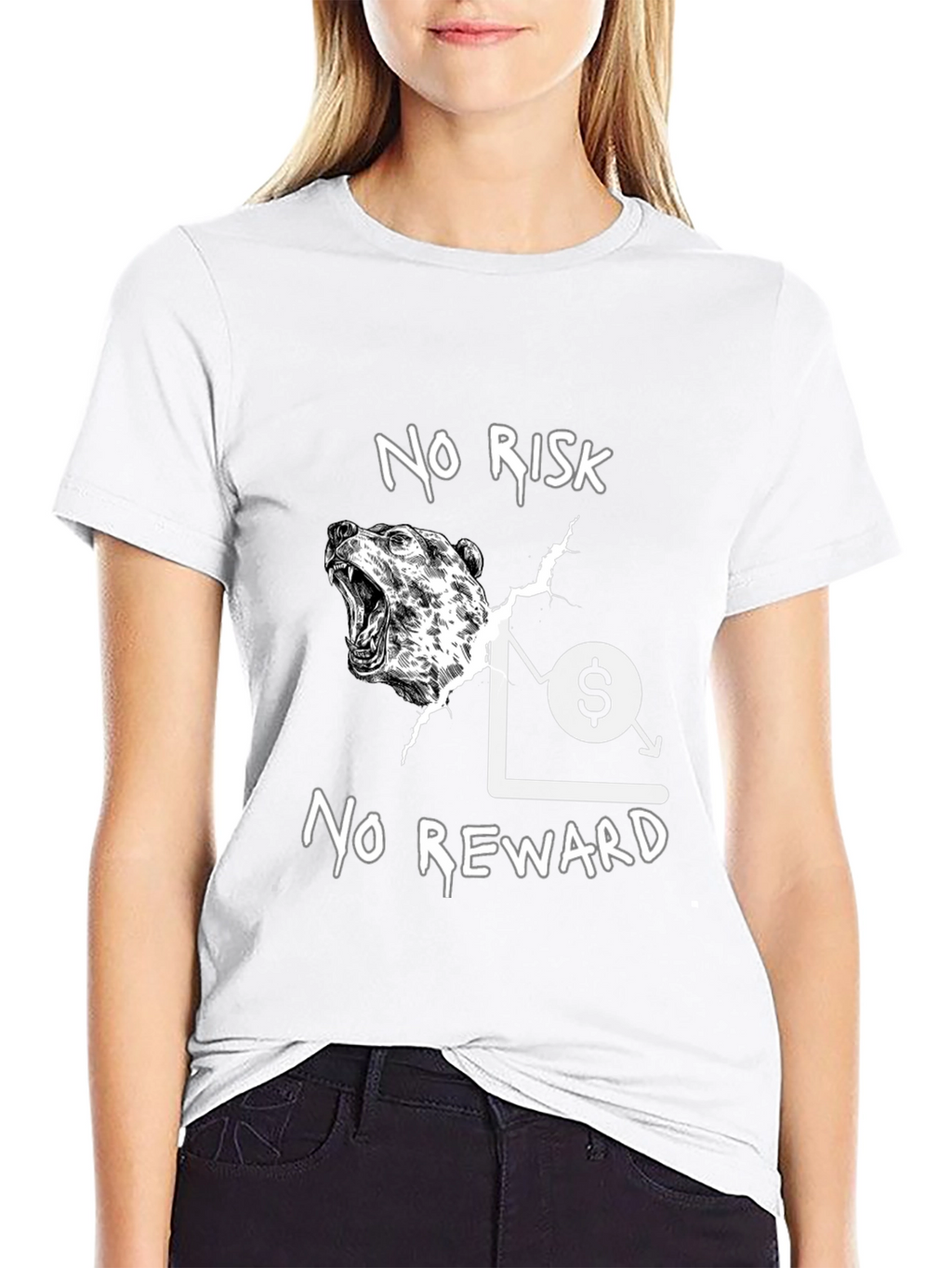 No Risk No Reward Bear Market T-Shirt