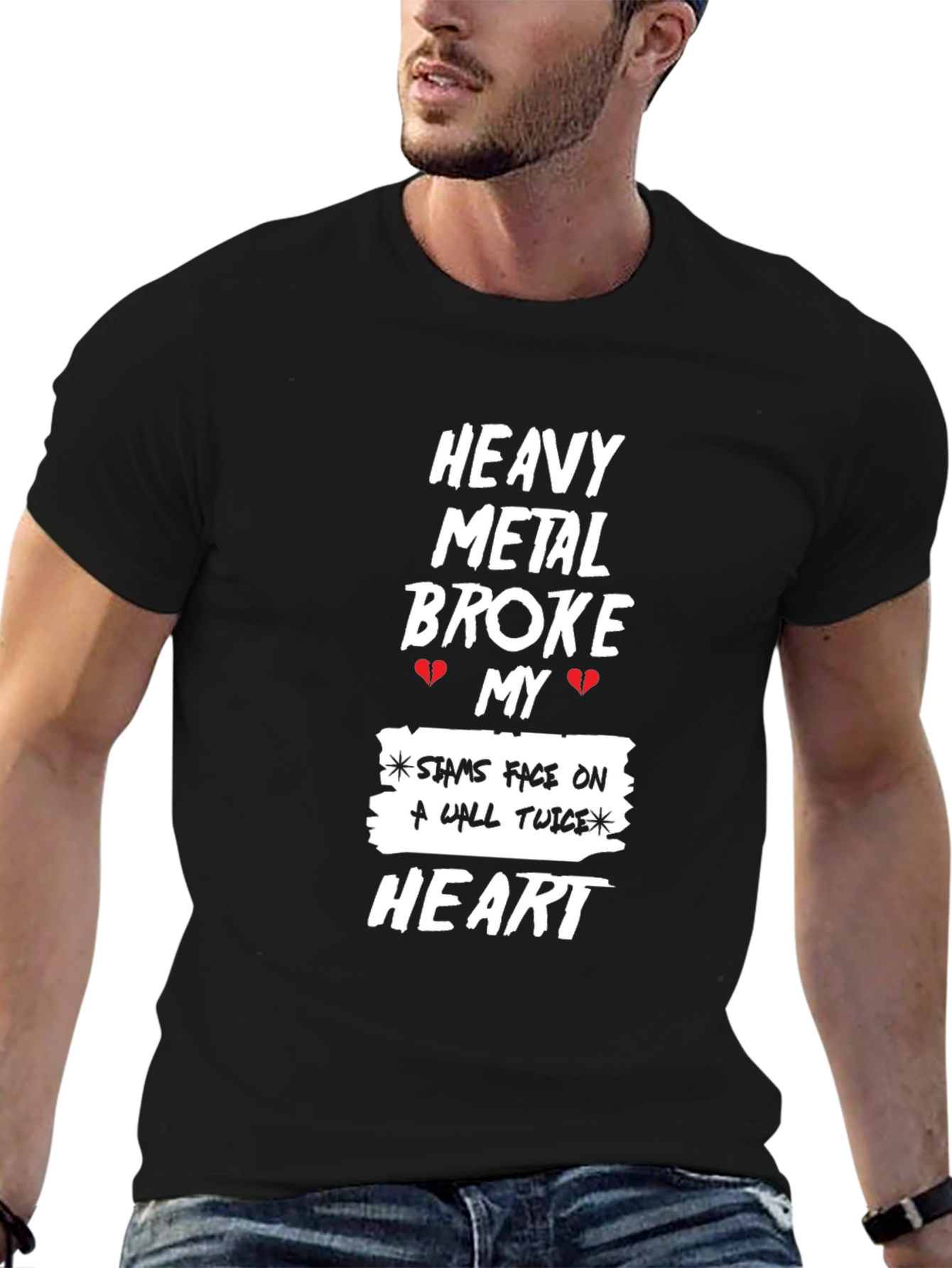 Heavy Metal Broke My Heart Graphic T-Shirt