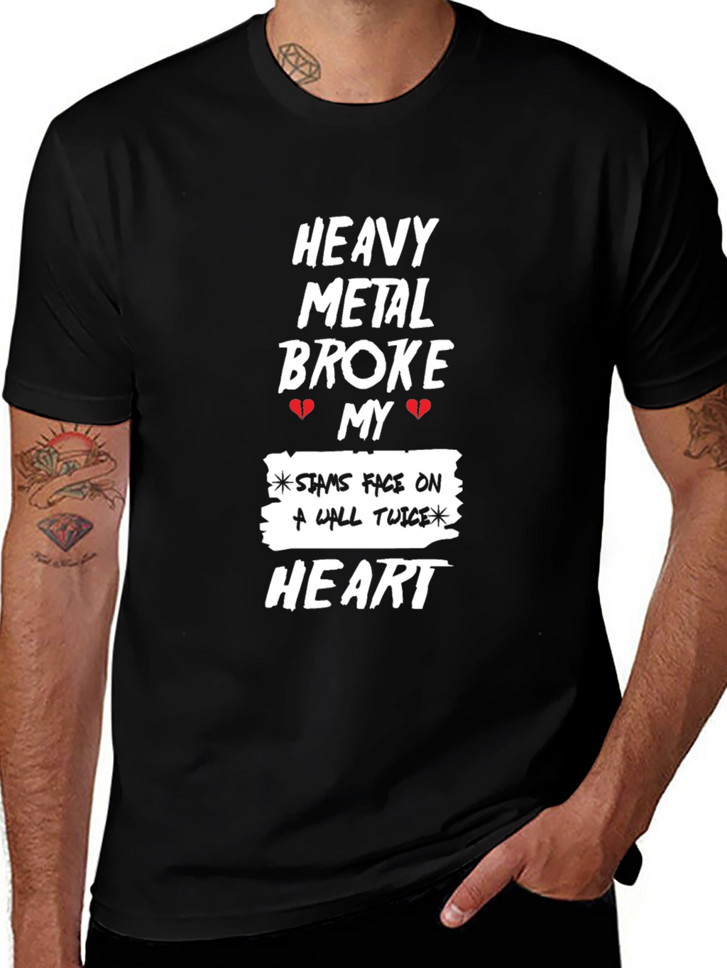 Heavy Metal Broke My Heart Graphic T-Shirt