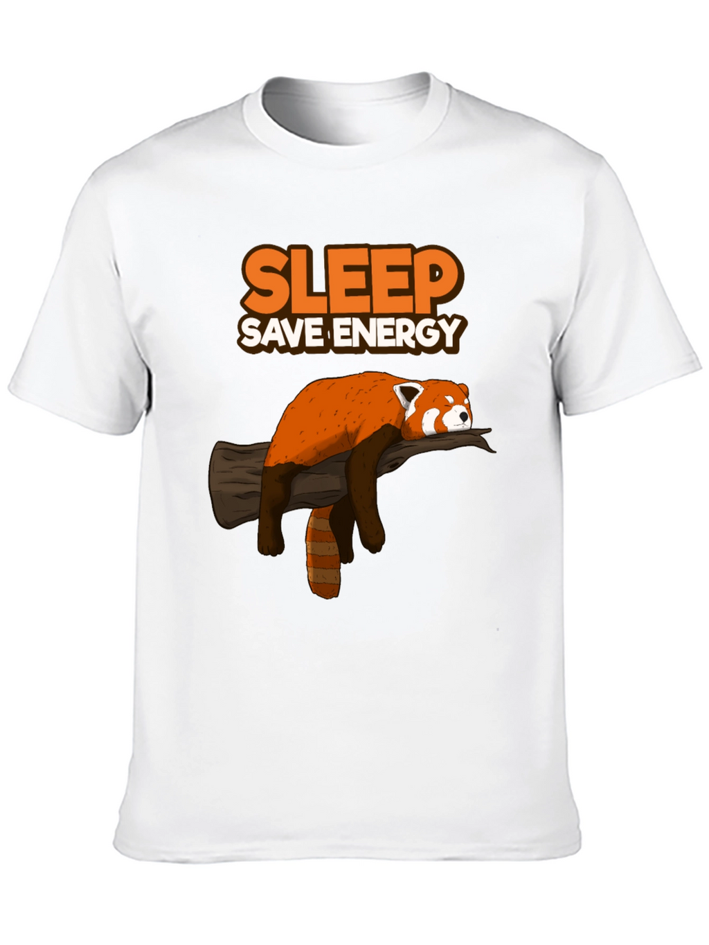 Sleep Save Energy Red Panda T-Shirt