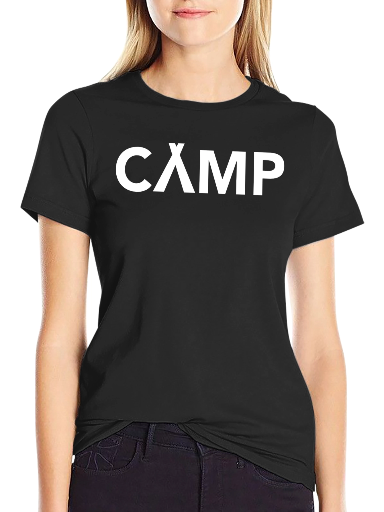 Camp T-Shirt - Black Cotton Tee