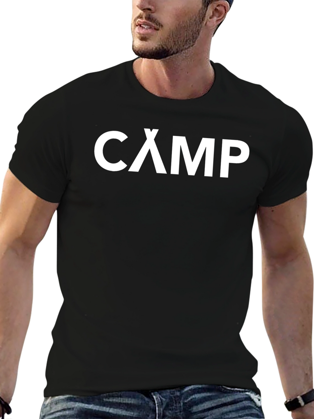Camp T-Shirt - Black Cotton Tee