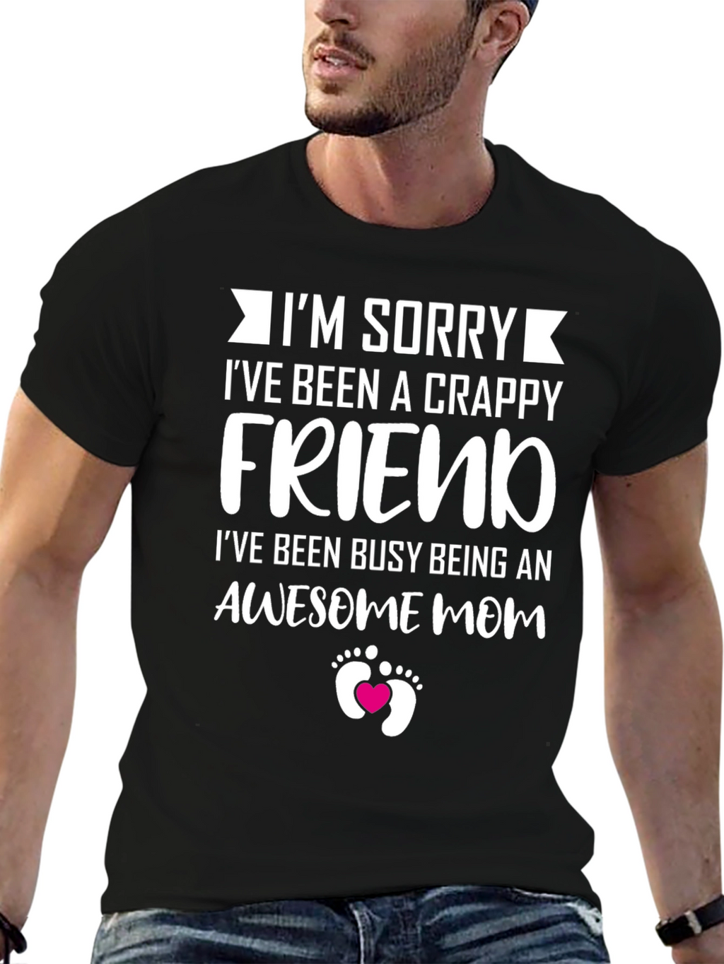 Crappy Friend Awesome Mom T-Shirt