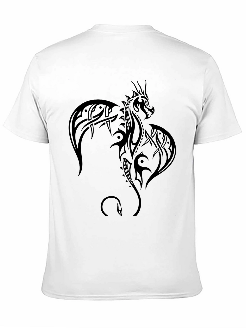 Tribal Dragon Black T-Shirt