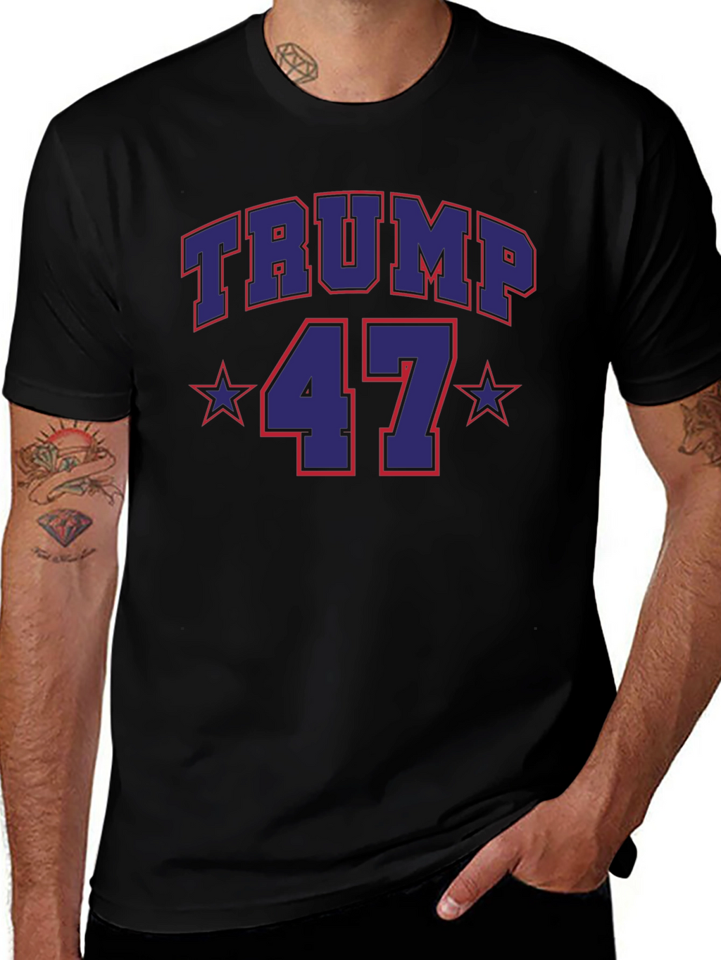 Trump 47 T-Shirt - Patriotic Election Apparel