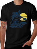 Sailfish Sunset Graphic Tee - Black