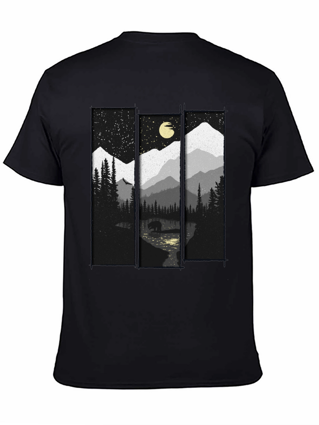Mountain Bear T-Shirt: Nature Inspired Graphic Tee