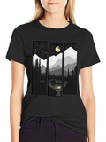 Mountain Bear T-Shirt: Nature Inspired Graphic Tee