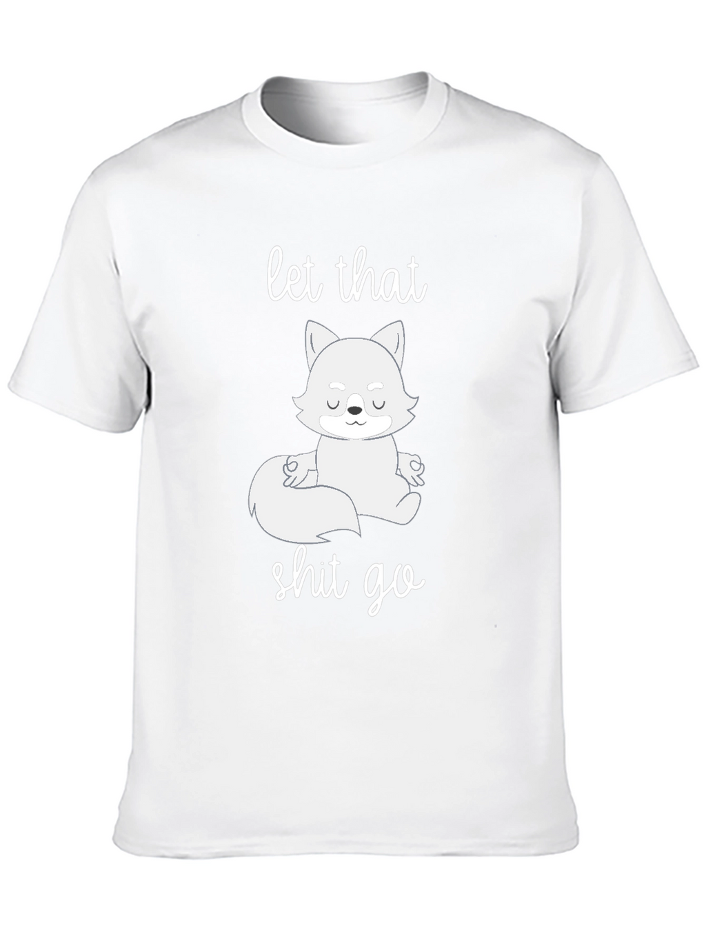Zen Fox Graphic Tee - Let That Go