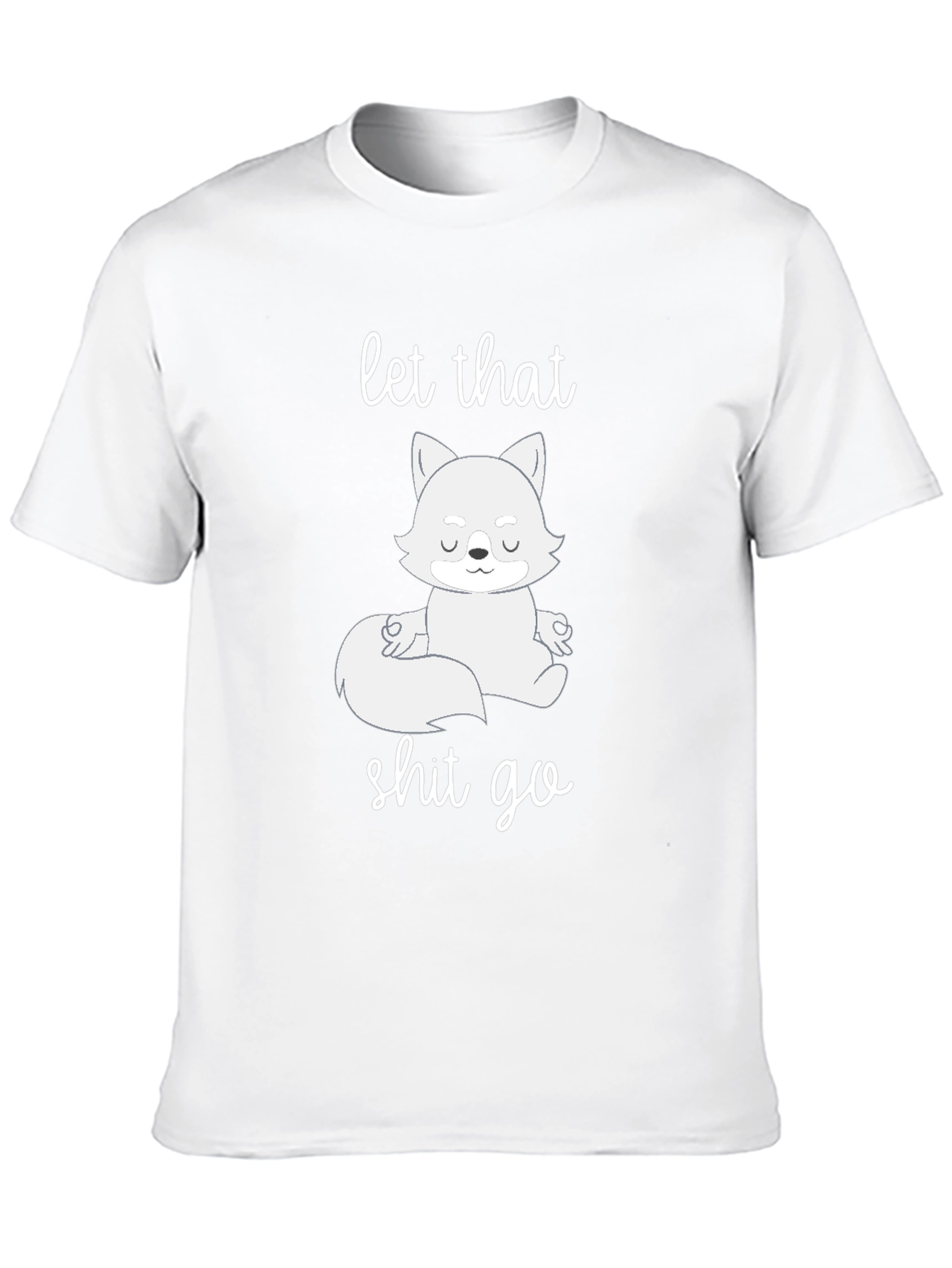 Zen Fox Graphic Tee - Let That Go