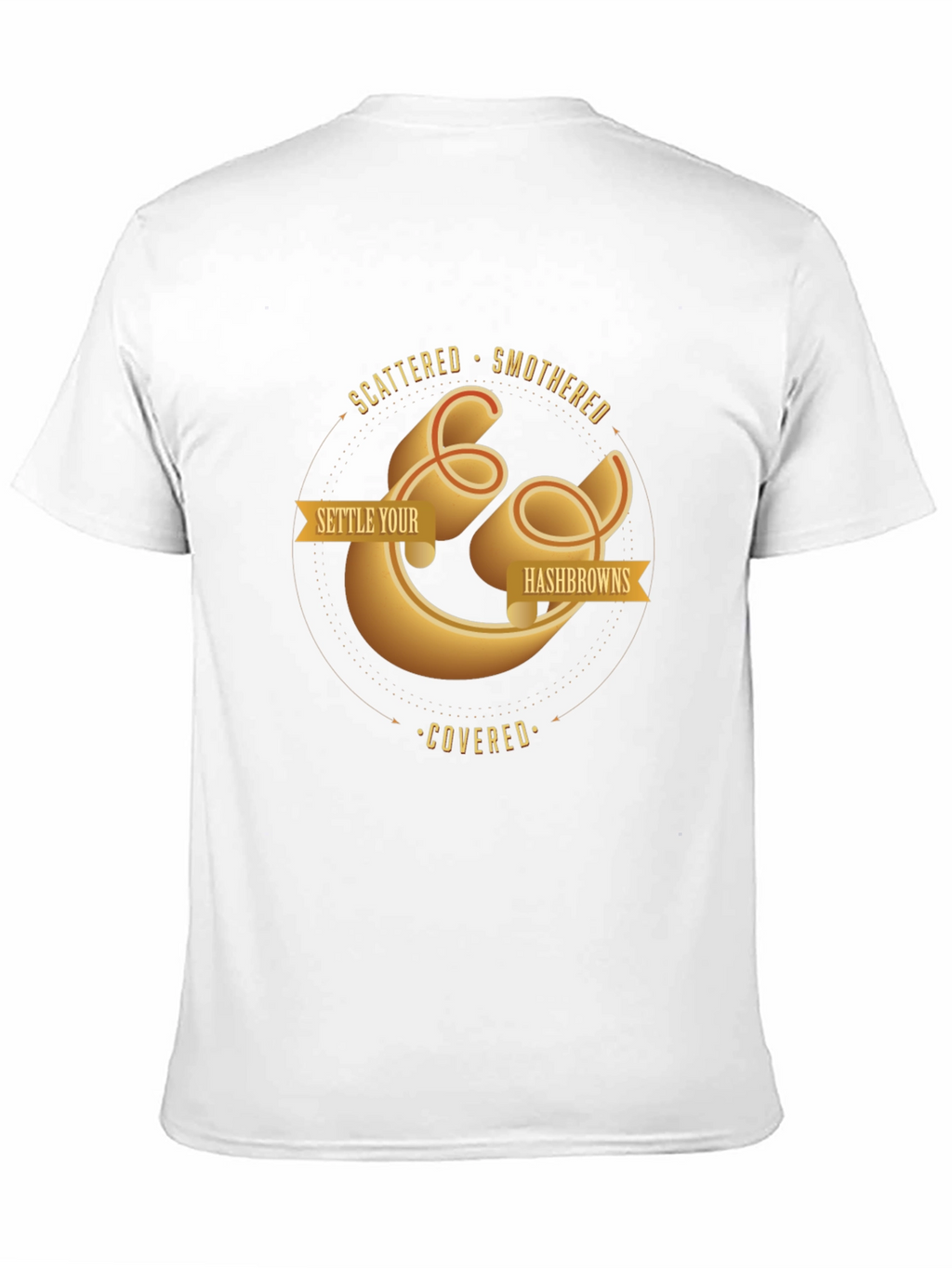 Settle Your Hash Browns T-Shirt - Foodie Tee