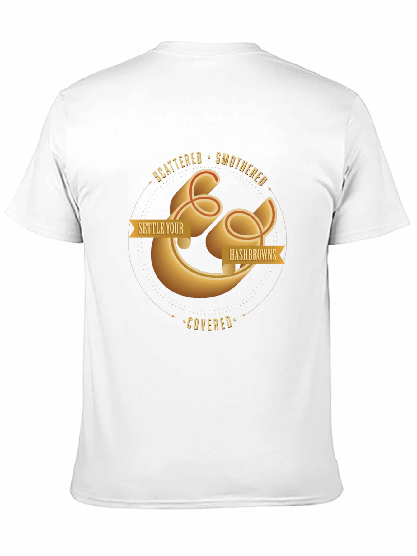 Settle Your Hash Browns T-Shirt - Foodie Tee