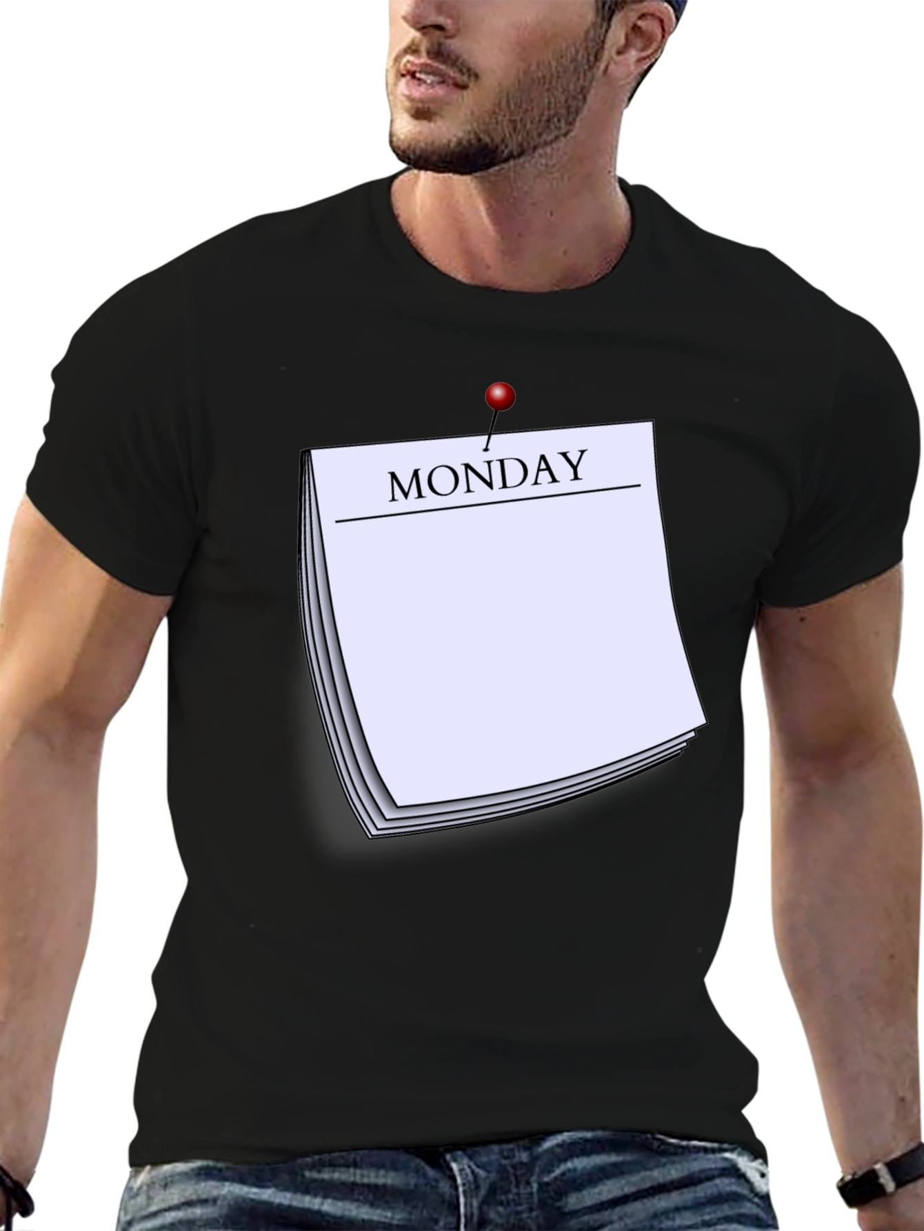 Monday Reminder T-Shirt - Everyday Casual Wear