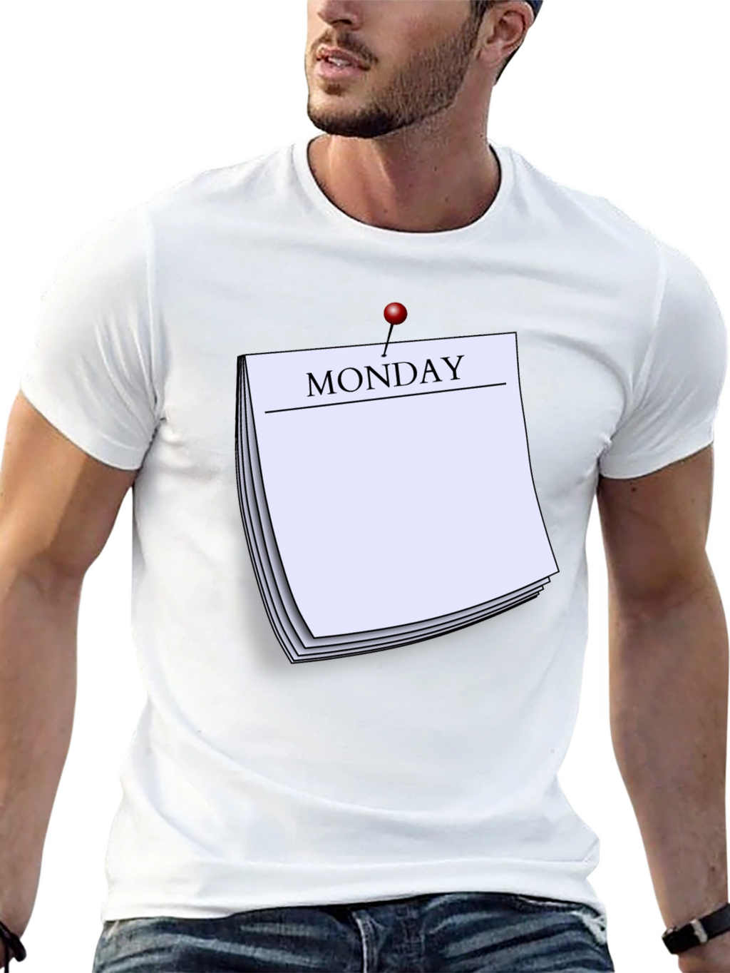 Monday Reminder T-Shirt - Everyday Casual Wear