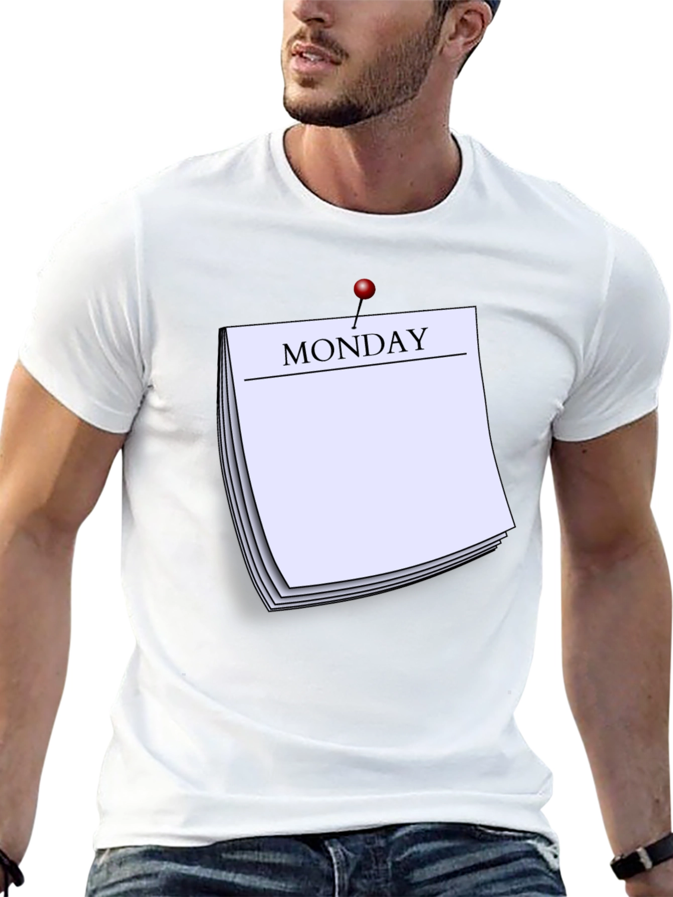 Monday Reminder T-Shirt - Everyday Casual Wear