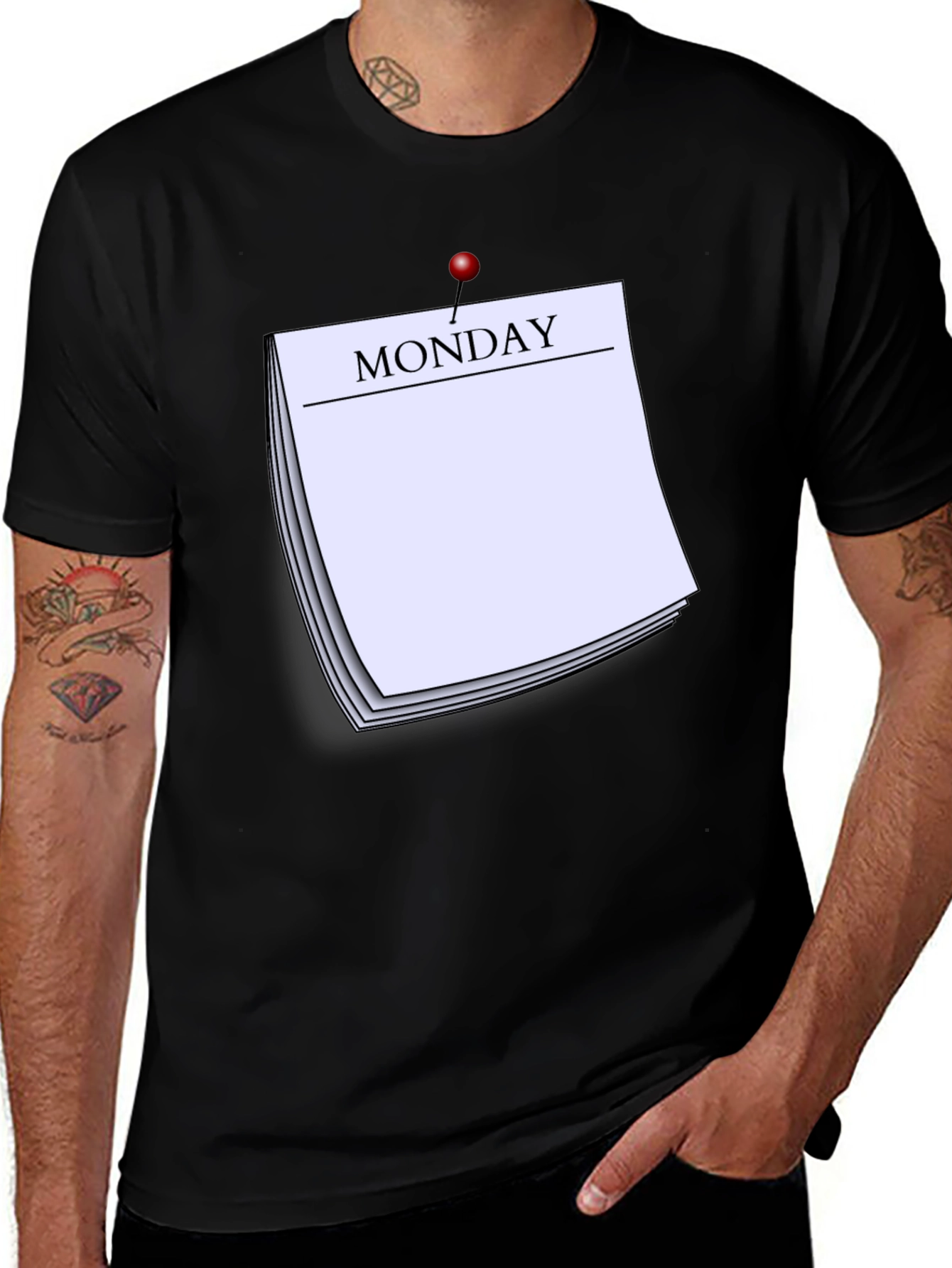 Monday Reminder T-Shirt - Everyday Casual Wear