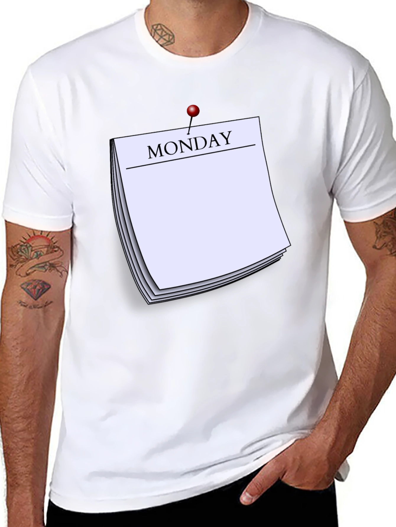 Monday Reminder T-Shirt - Everyday Casual Wear