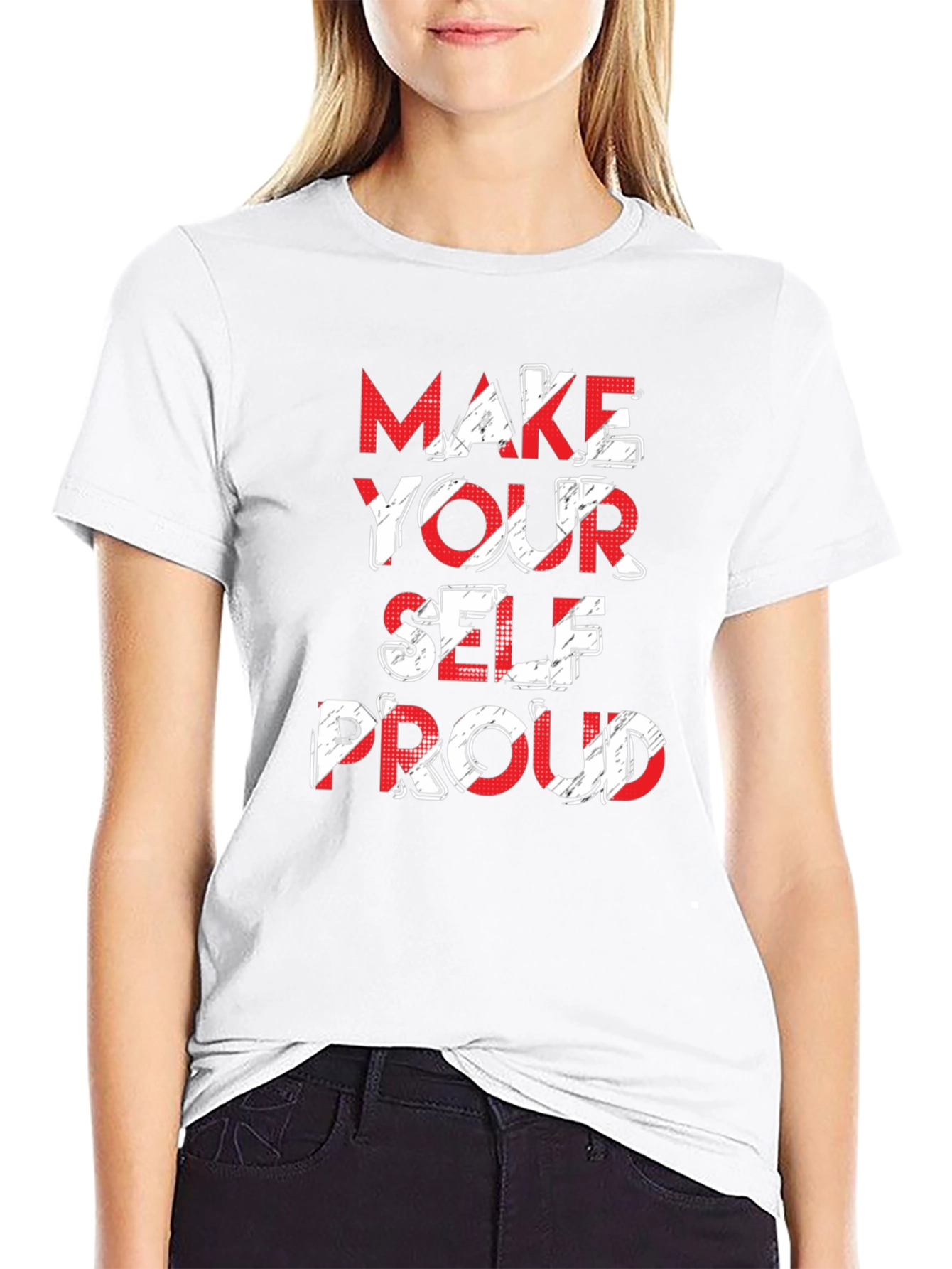 Make Yourself Proud Graphic Tee - Black