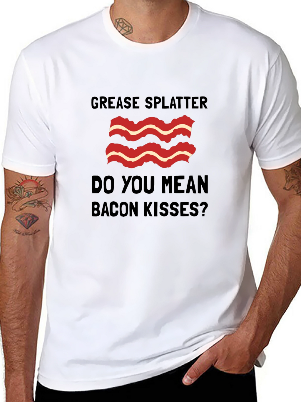 Bacon Kisses Graphic Tee