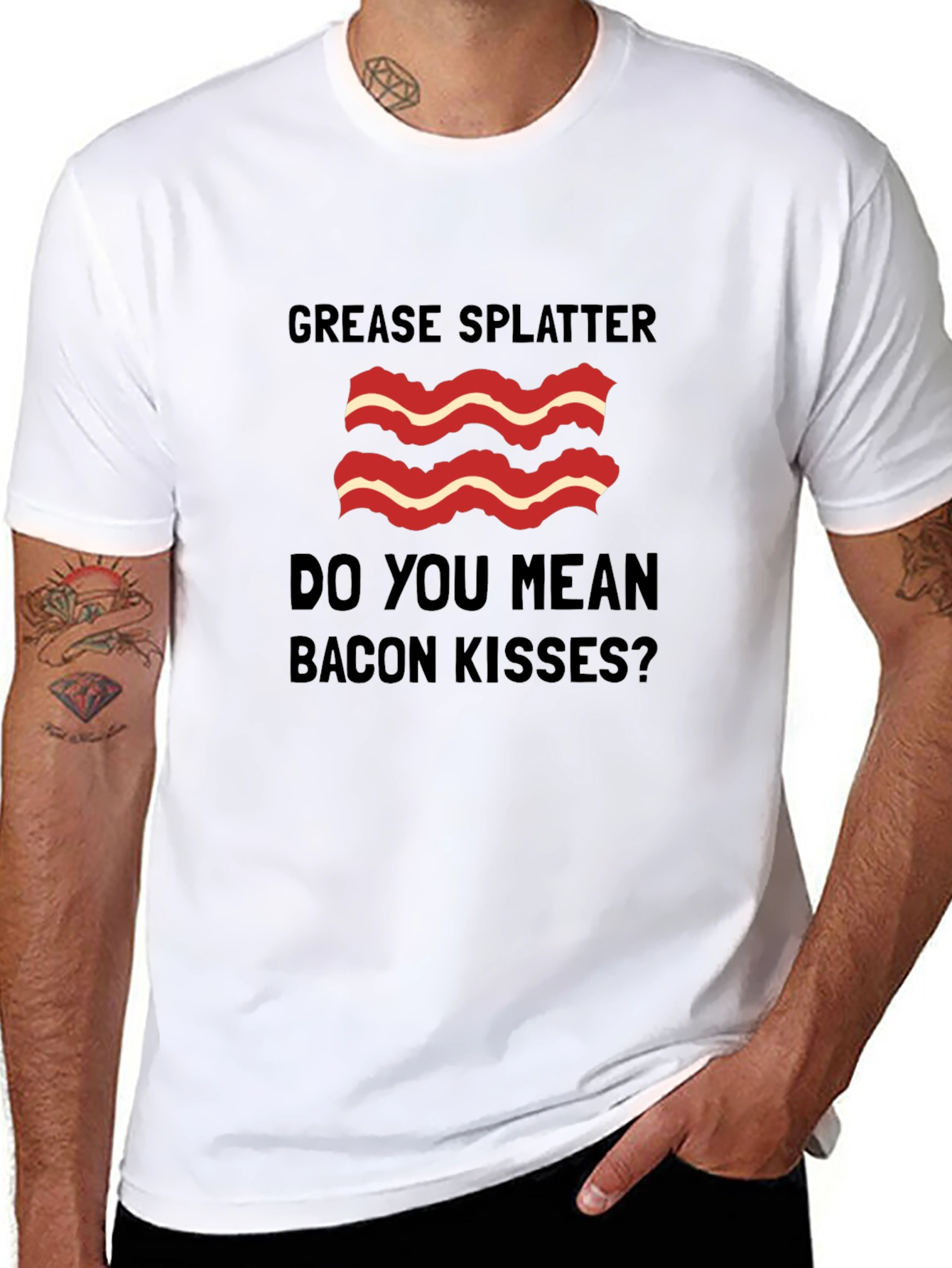 Bacon Kisses Graphic Tee