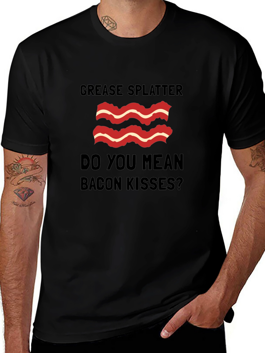 Bacon Kisses Graphic Tee