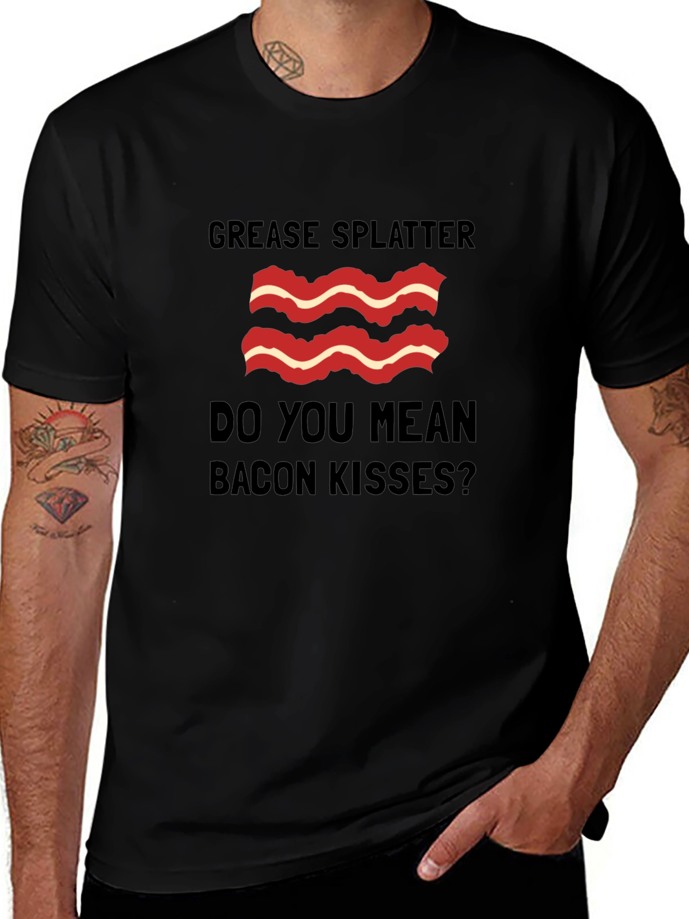 Bacon Kisses Graphic Tee