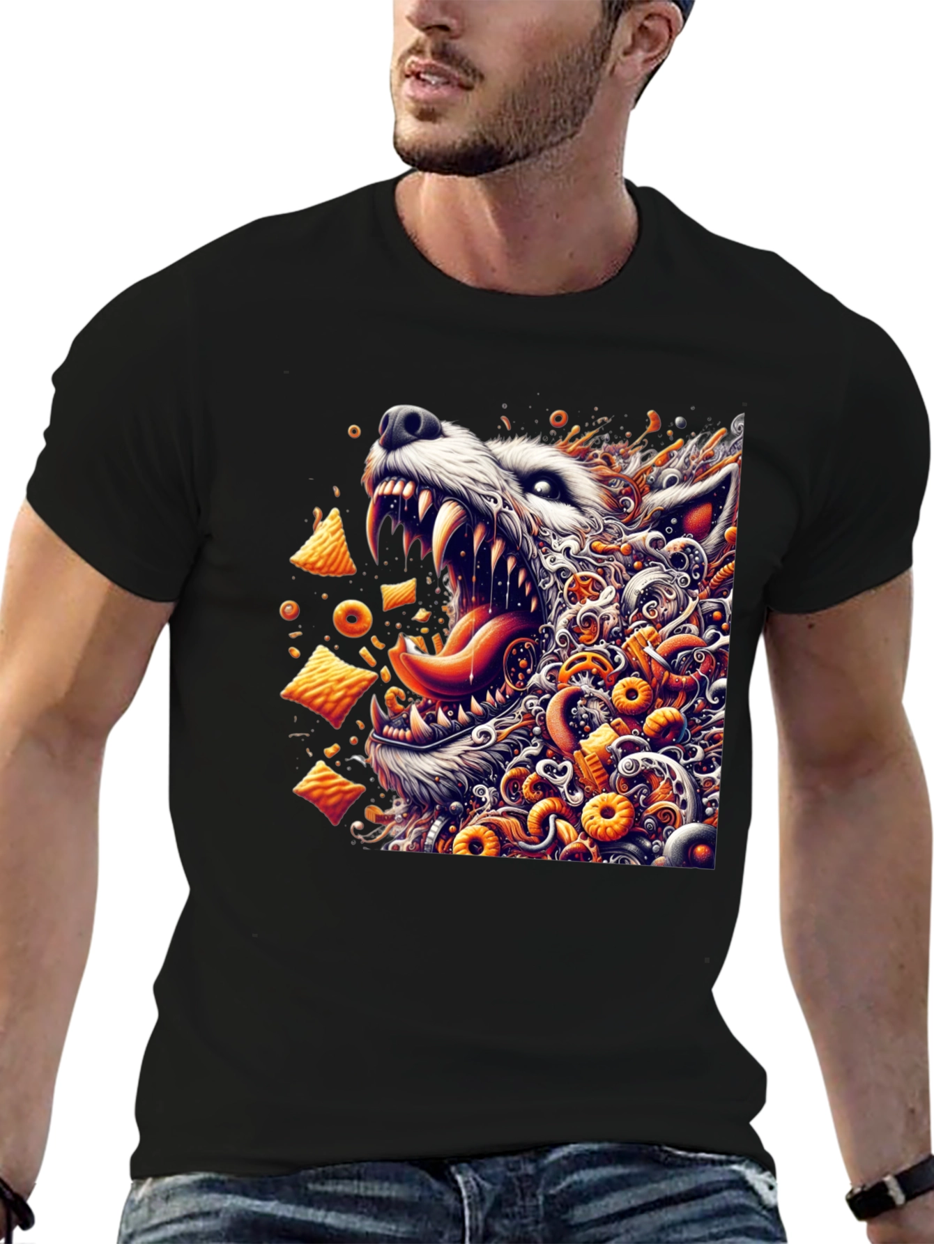 Wolf Snack Attack Graphic Tee