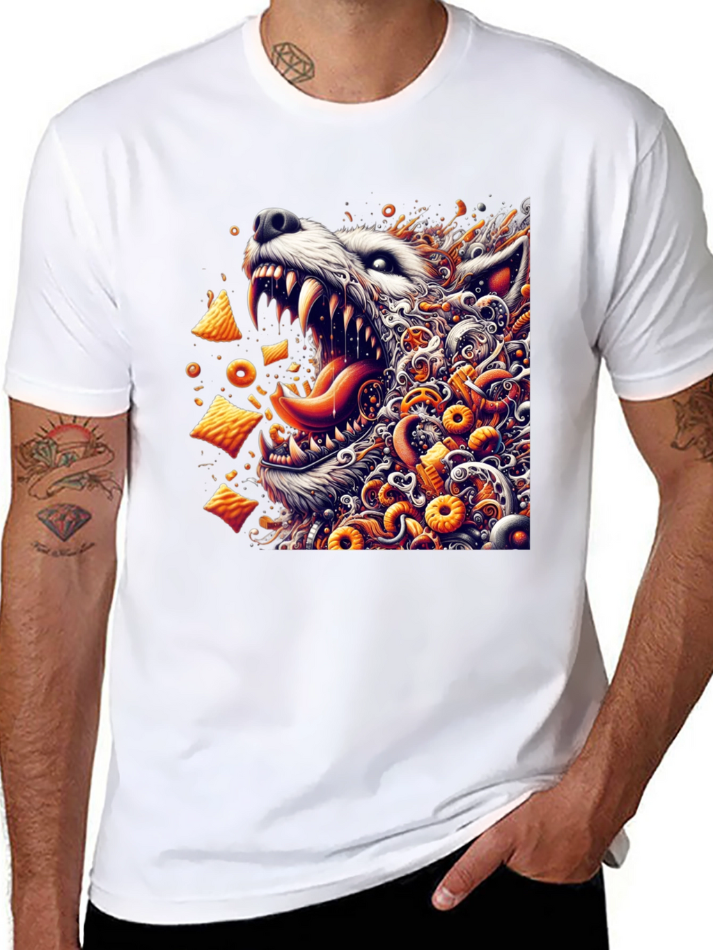 Wolf Snack Attack Graphic Tee