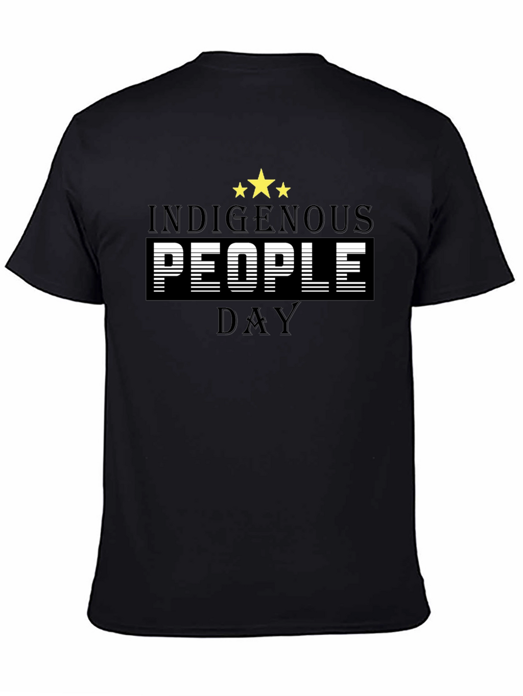Indigenous People Day Black T-Shirt