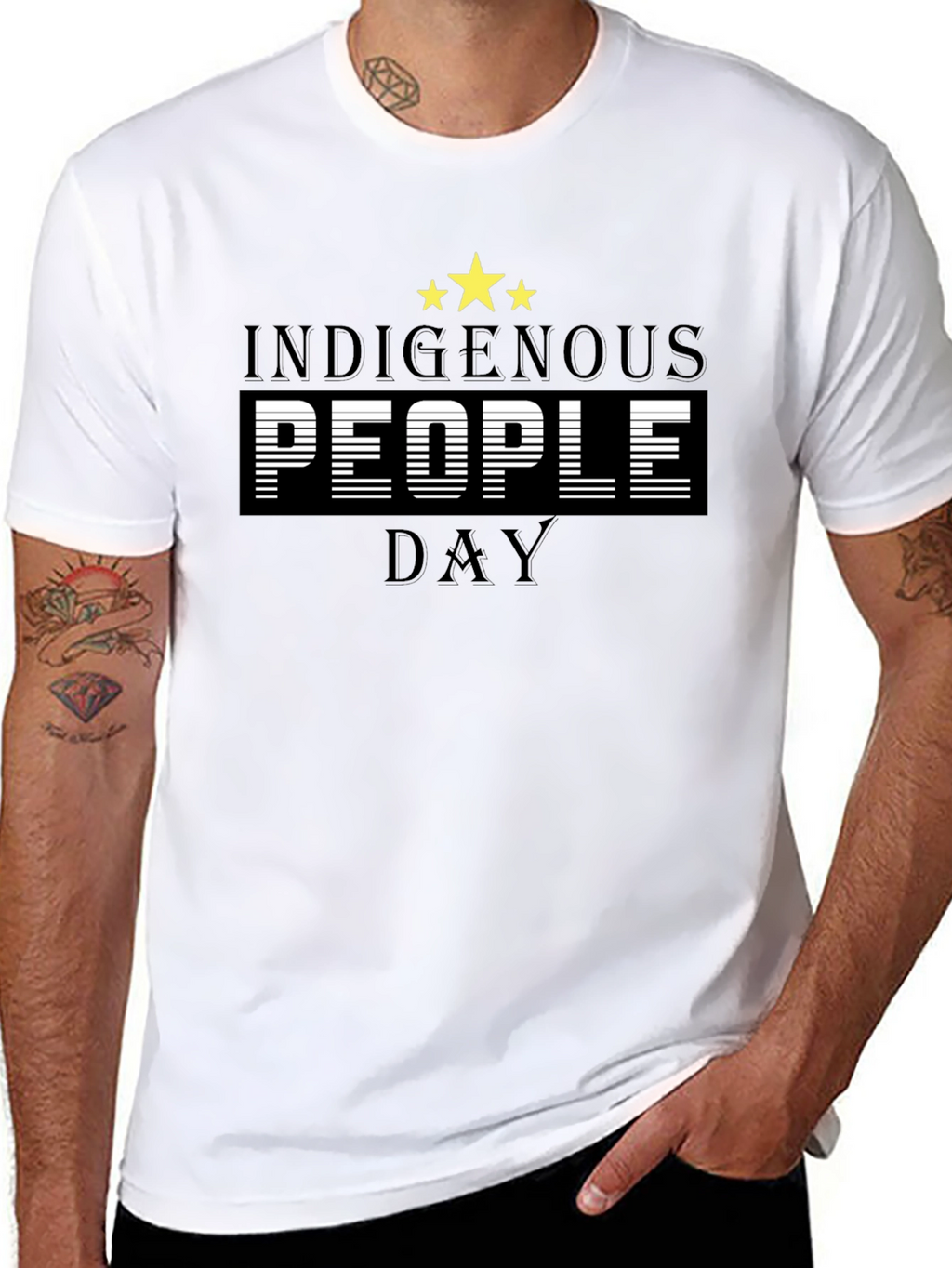 Indigenous People Day Black T-Shirt