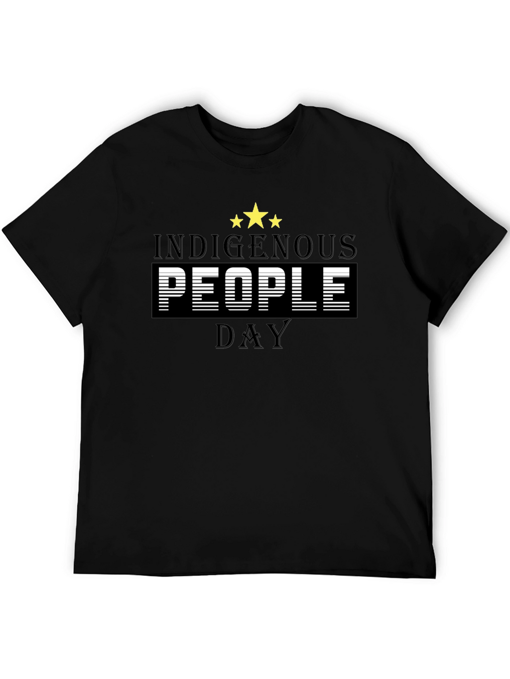 Indigenous People Day Black T-Shirt
