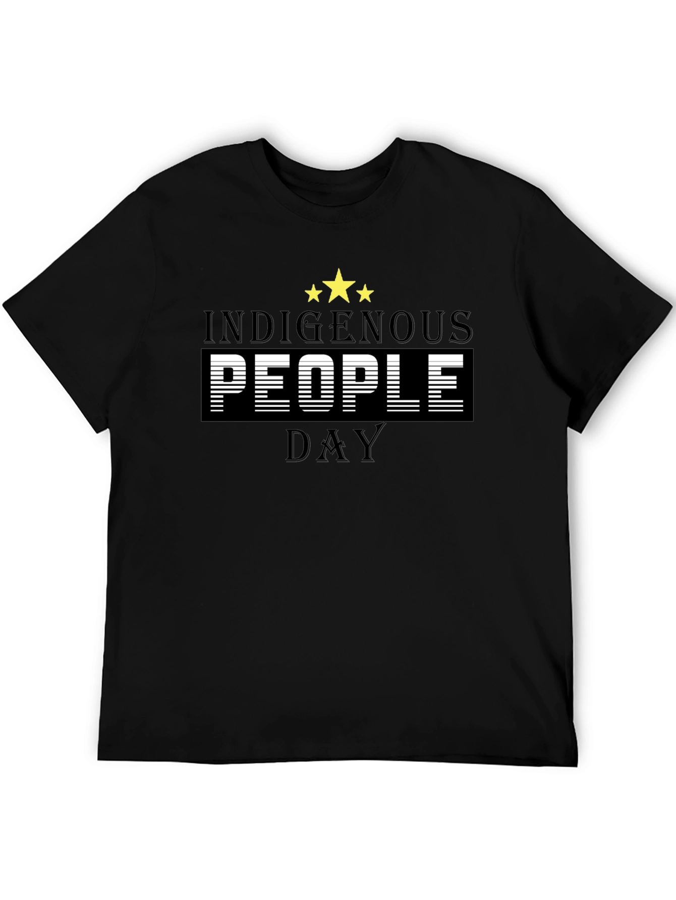 Indigenous People Day Black T-Shirt