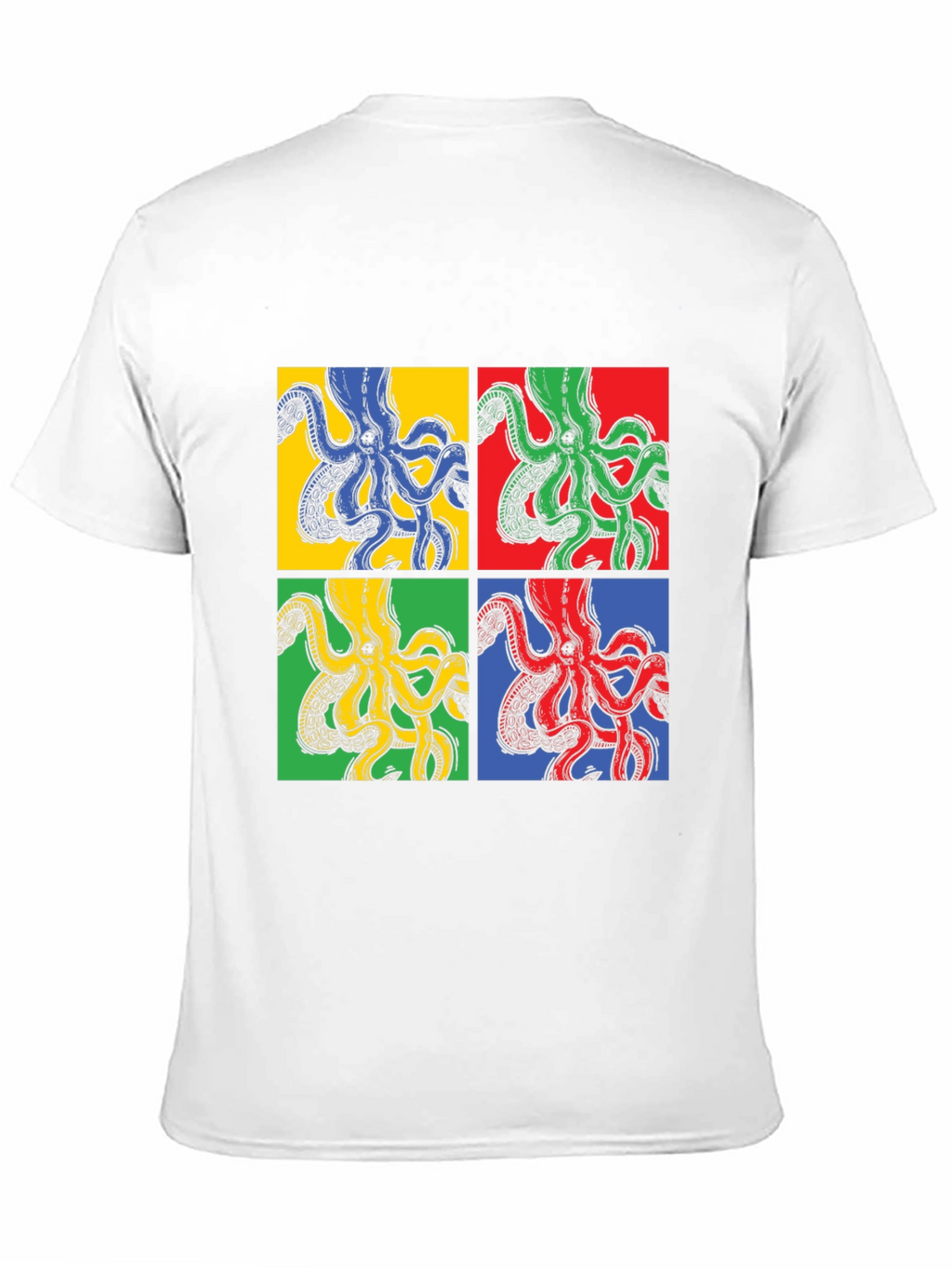 Pop Art Octopus Graphic Tee - Unique Design