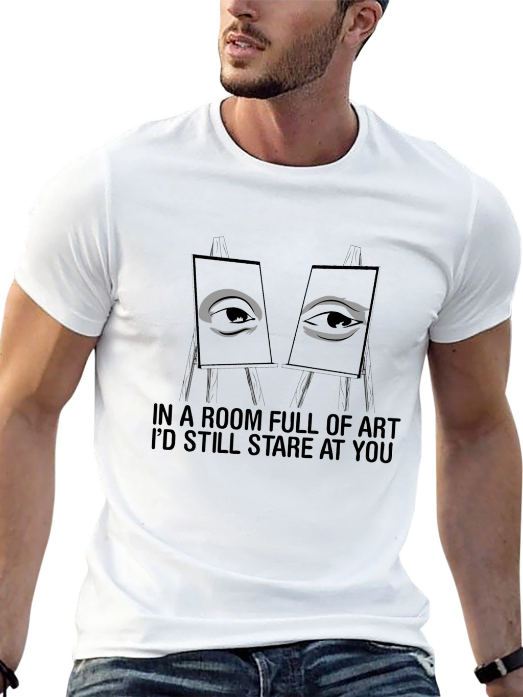 Artful Stare Graphic T-Shirt - Soft Cotton Tee