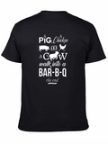 Pig Chicken Cow BBQ T-Shirt Funny Grill Humor