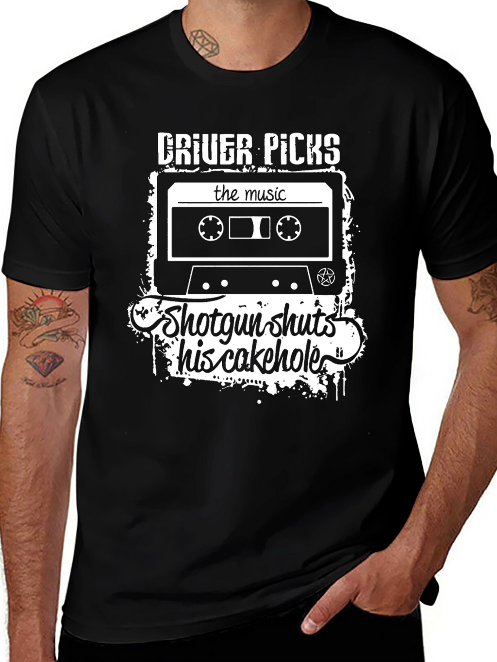 Driver Picks the Music Graphic Tee