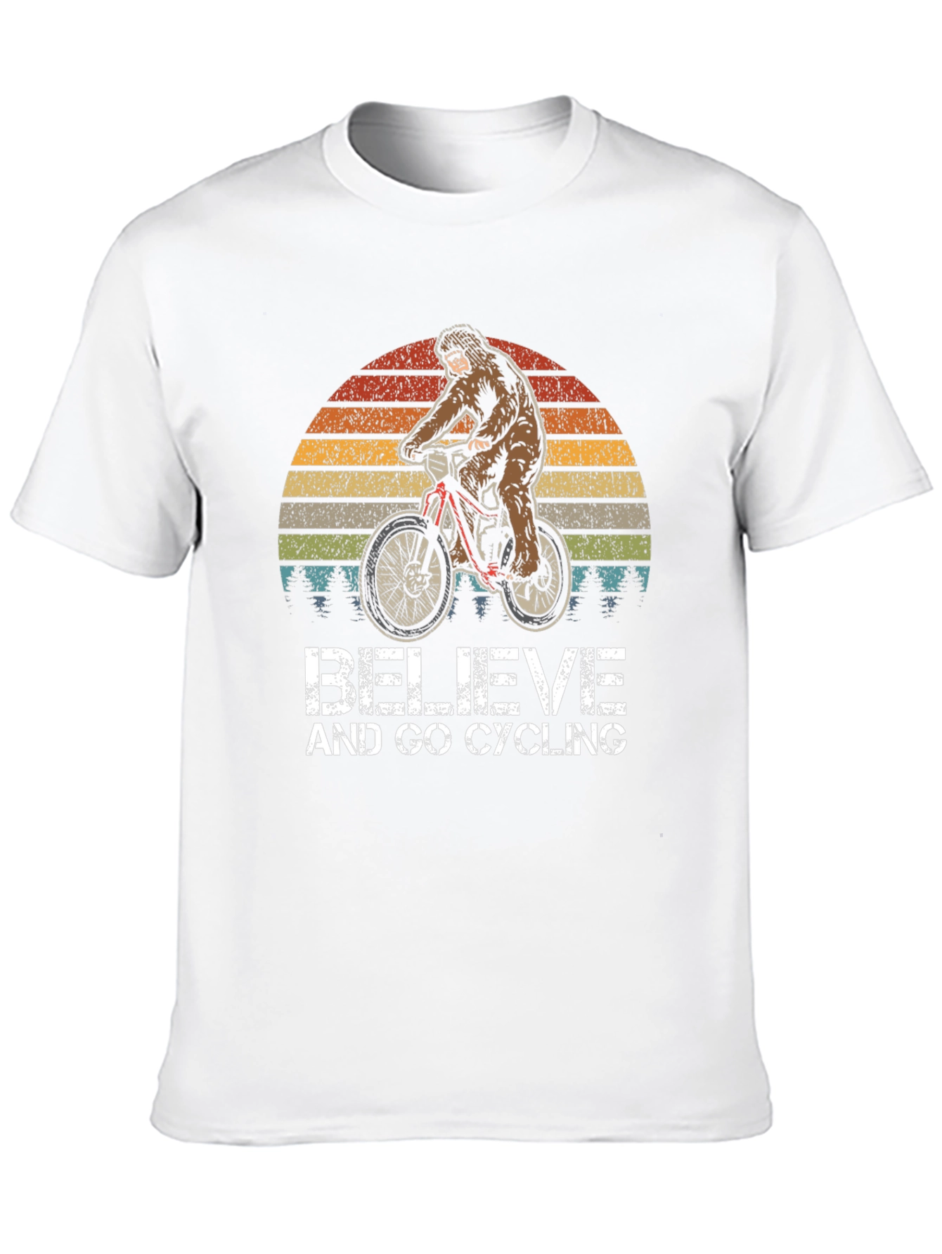 Believe & Go Cycling Bigfoot Graphic Tee