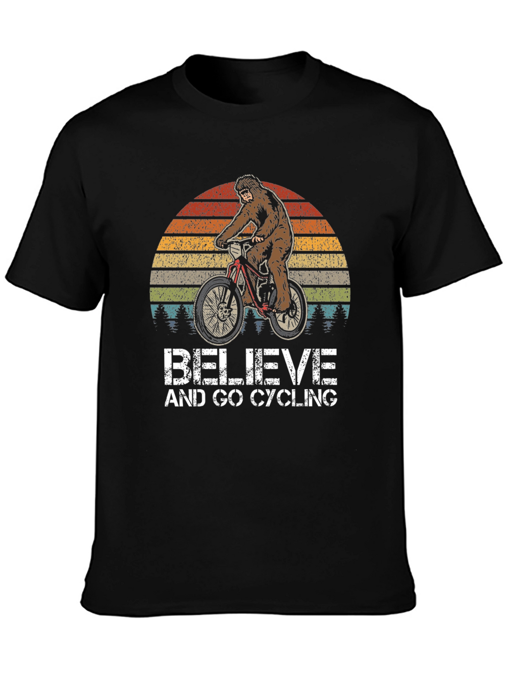Believe & Go Cycling Bigfoot Graphic Tee