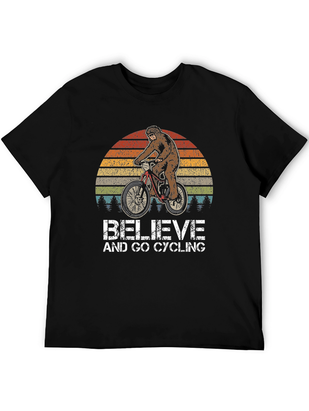 Believe & Go Cycling Bigfoot Graphic Tee
