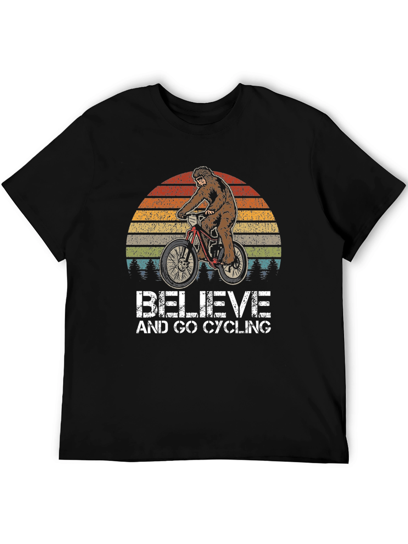 Believe & Go Cycling Bigfoot Graphic Tee