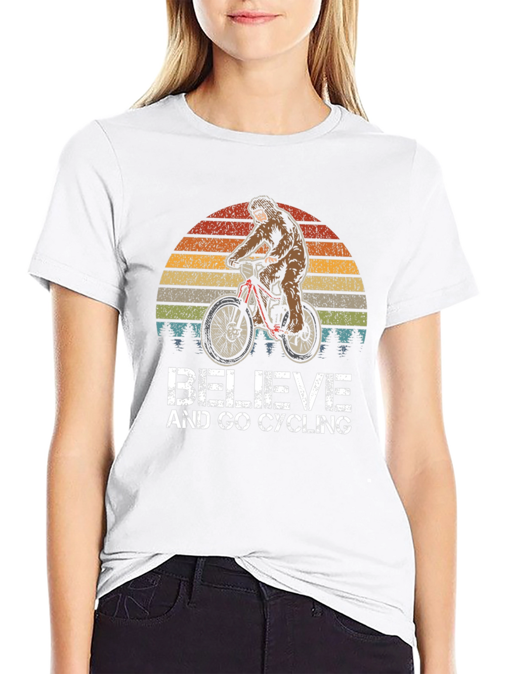 Believe & Go Cycling Bigfoot Graphic Tee