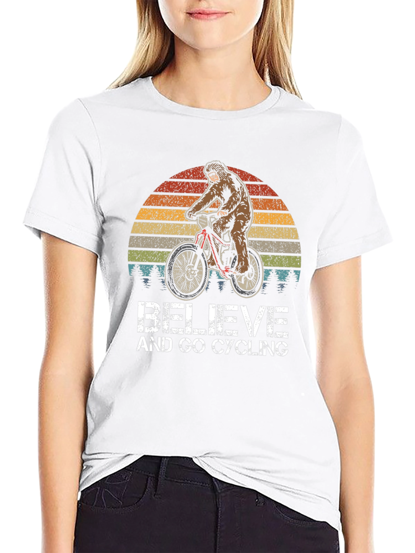Believe & Go Cycling Bigfoot Graphic Tee