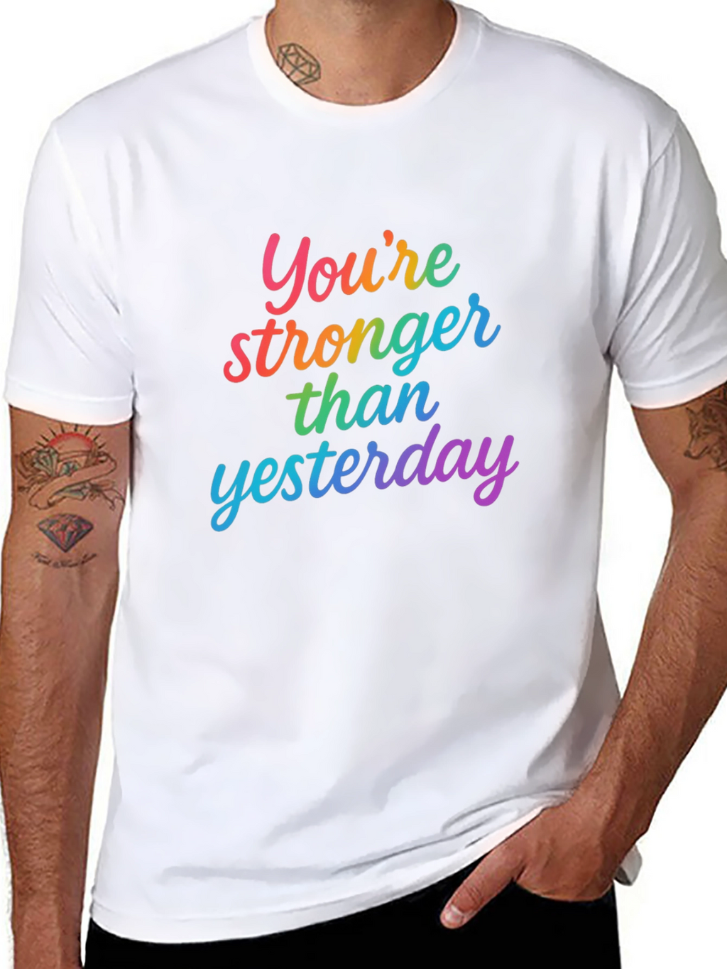 Youre Stronger Than Yesterday Graphic Tee