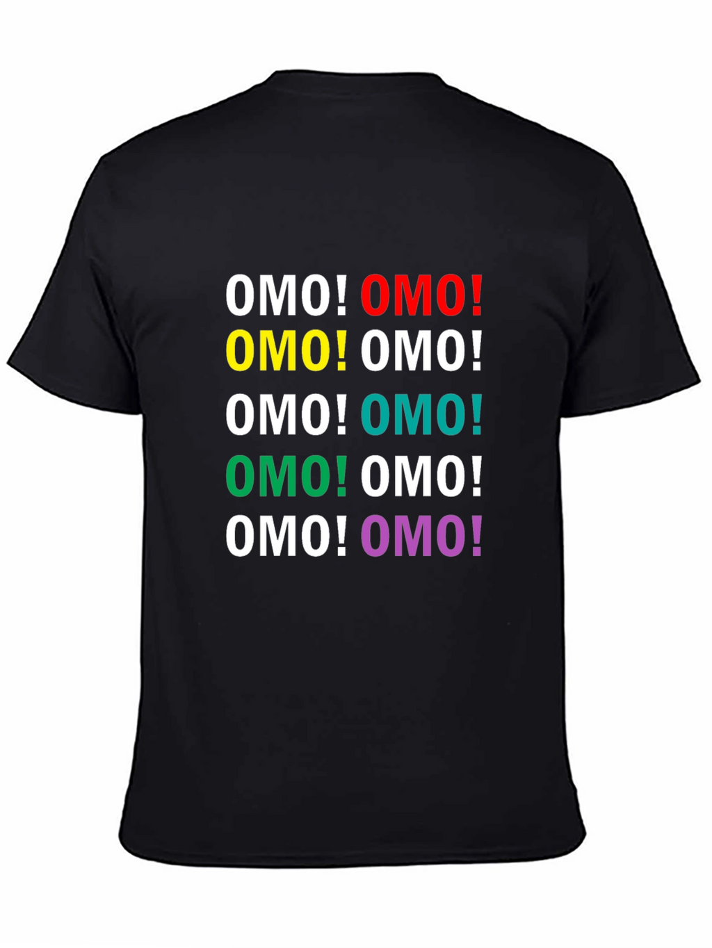 OMO! Colorful Graphic T-Shirt