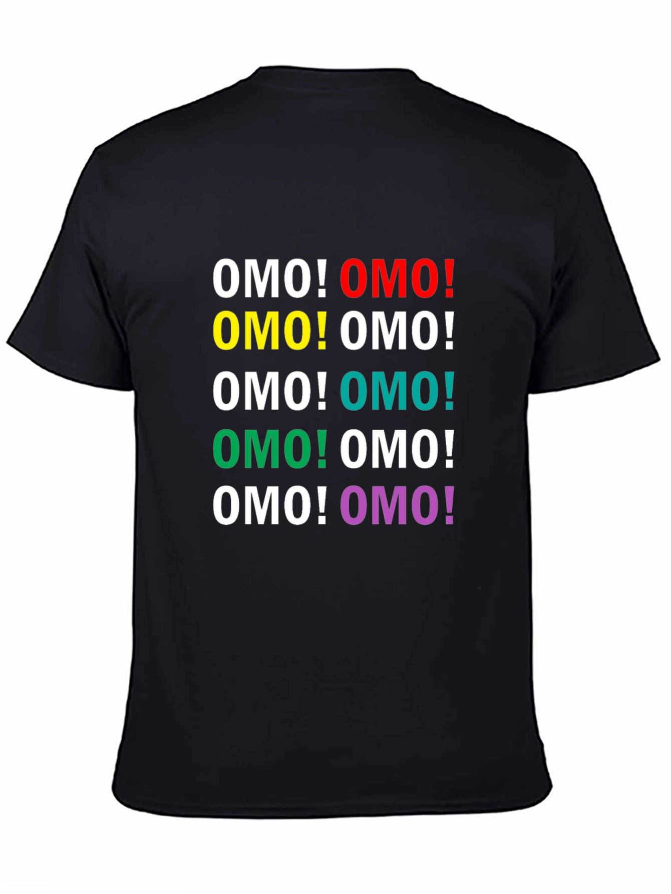 OMO! Colorful Graphic T-Shirt