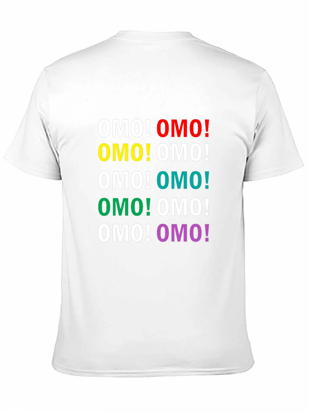 OMO! Colorful Graphic T-Shirt