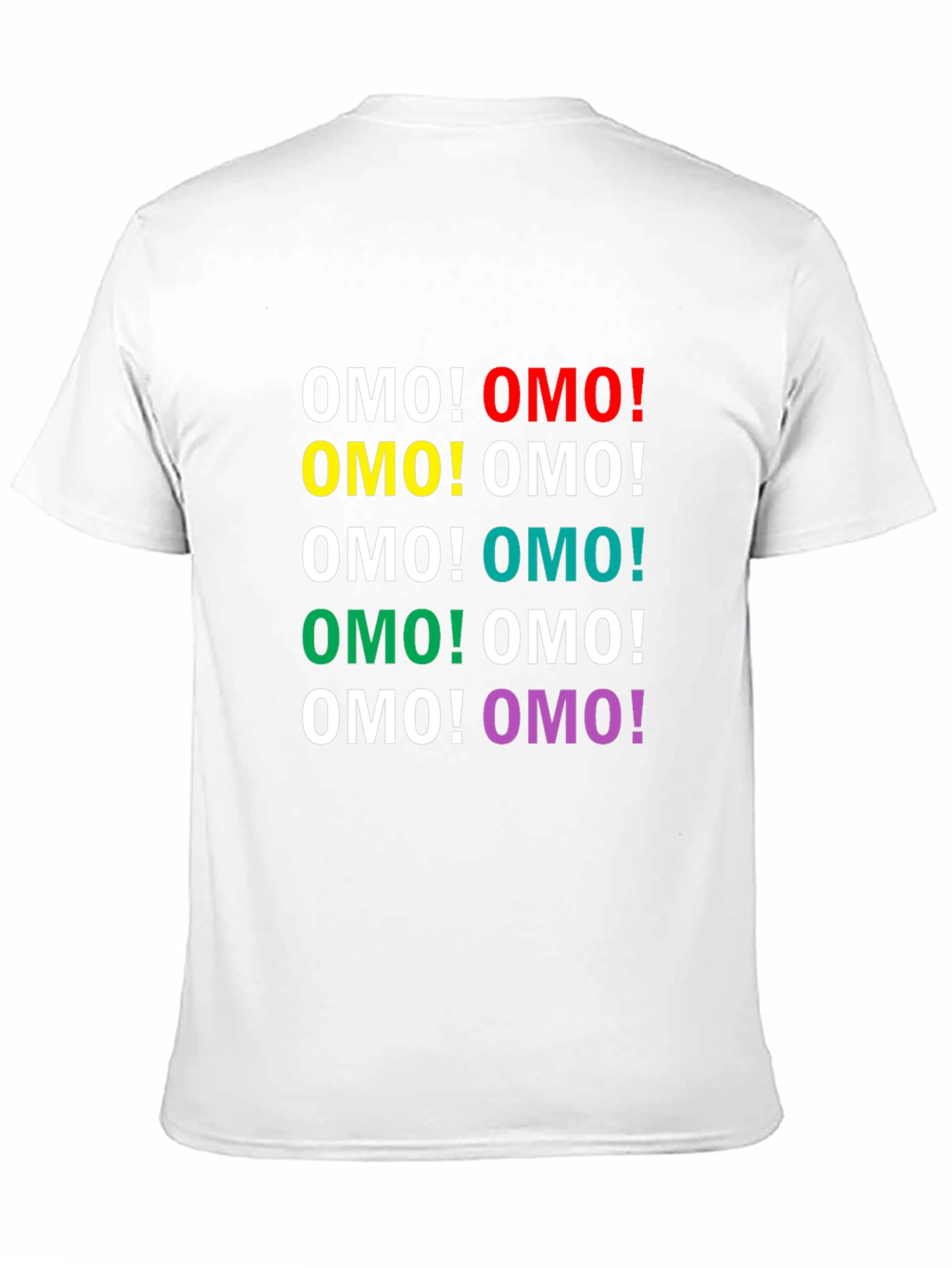 OMO! Colorful Graphic T-Shirt