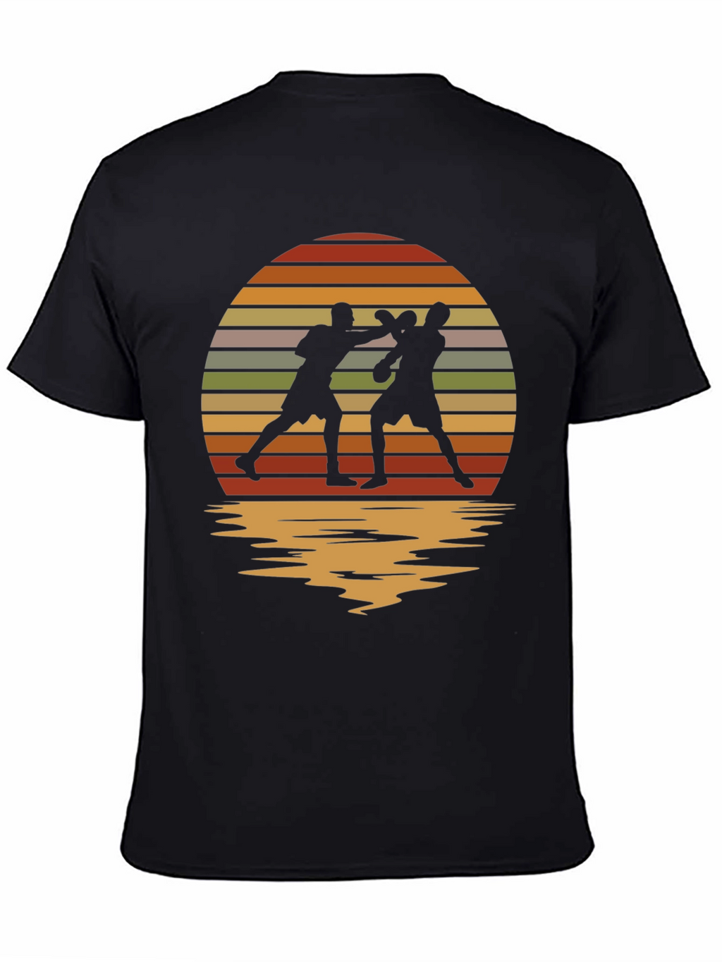 Retro Sunset Boxing T-Shirt
